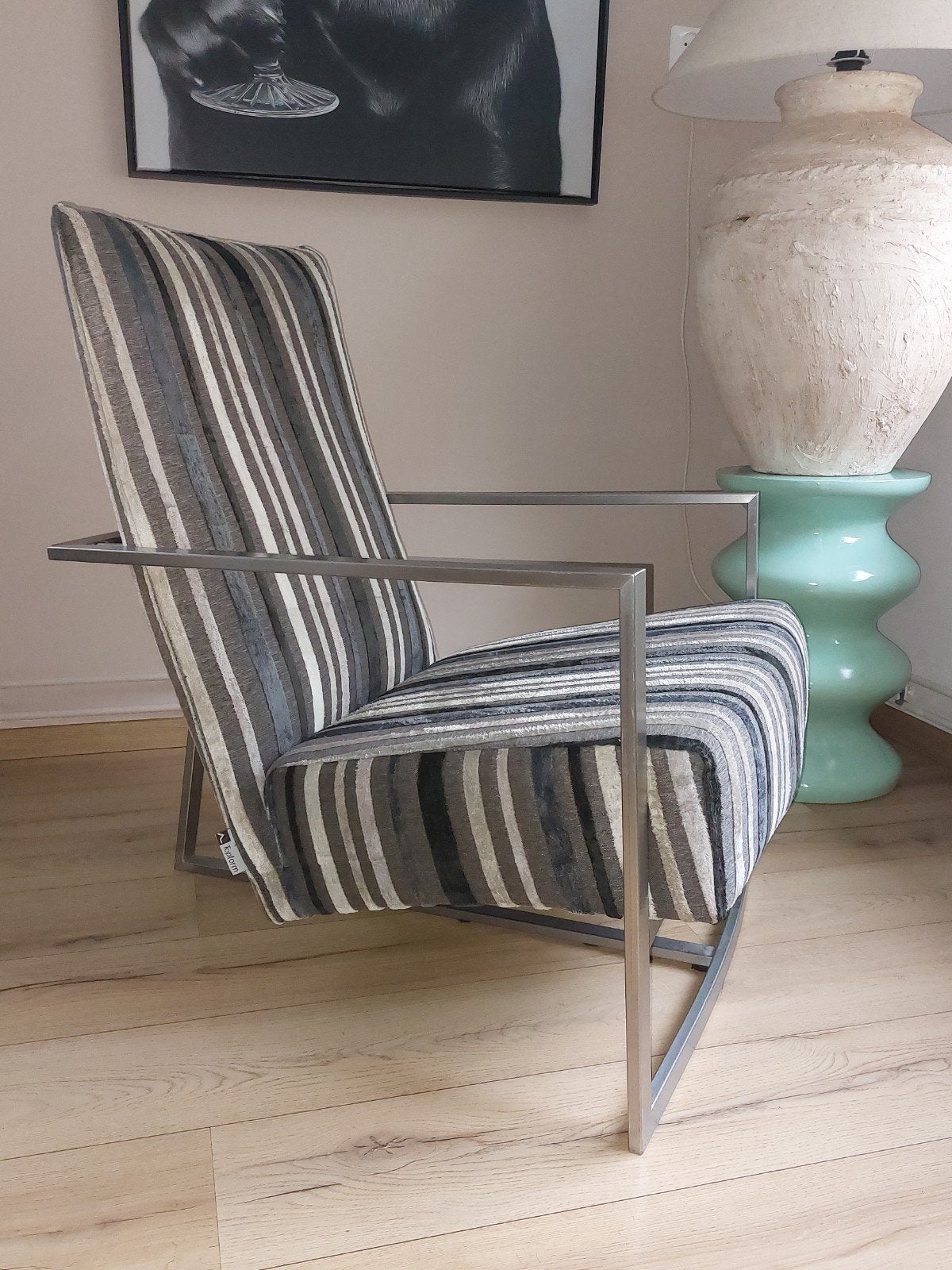 DESIGN FAUTEUIL TOPFORM TYPE PRADO, Ophalen, 75 tot 100 cm, Stof, 50 tot 75 cm
