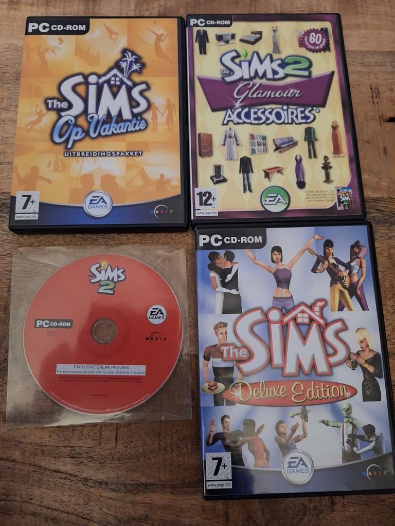 Verschillende sims spellen voor pc, Spelcomputers en Games, Games | Pc, 1 speler, Ophalen of Verzenden, Zo goed als nieuw, Vanaf 12 jaar