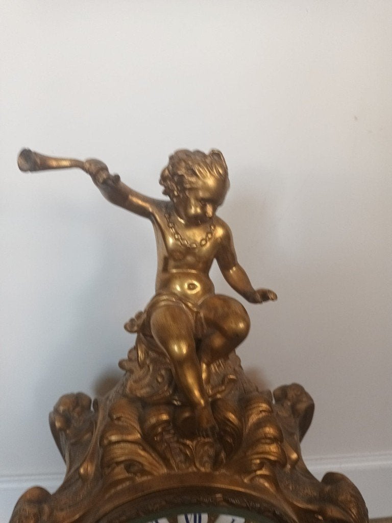 Prachtige Franse Pendule (Rococo / Louis XV-stijl), Antiek en Kunst, Ophalen of Verzenden