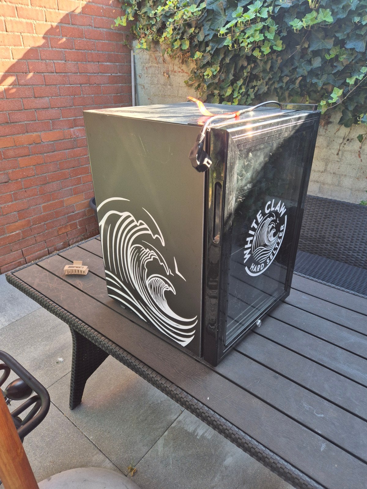 White Claw mini koelkast - 60L, Verzamelen, Biermerken, Ophalen, Zo goed als nieuw, Overige typen, Overige merken
