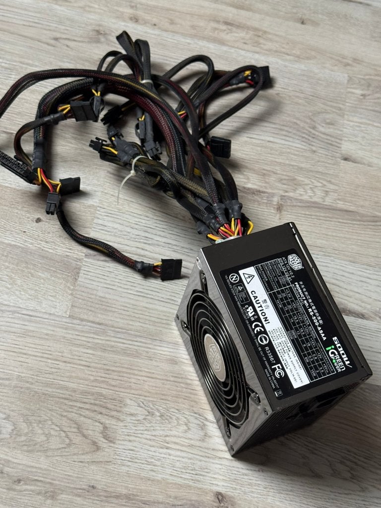 PC voeding Cooler Master 500W iGreen Power, Ophalen of Verzenden, Zo goed als nieuw