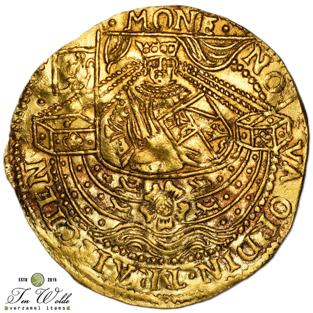 Halve Rozenobel Utrecht 1600-1602, Vóór koninkrijk, Losse munt, Goud, Overige waardes