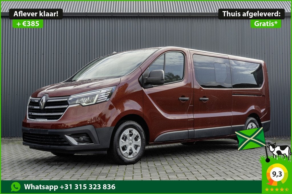 Renault Trafic Blue dCi 150PK | 9-Zits | EX BTW/BPM | LED |, Auto's, Renault, Voorwielaandrijving, 1893 kg, Gebruikt, Wit
