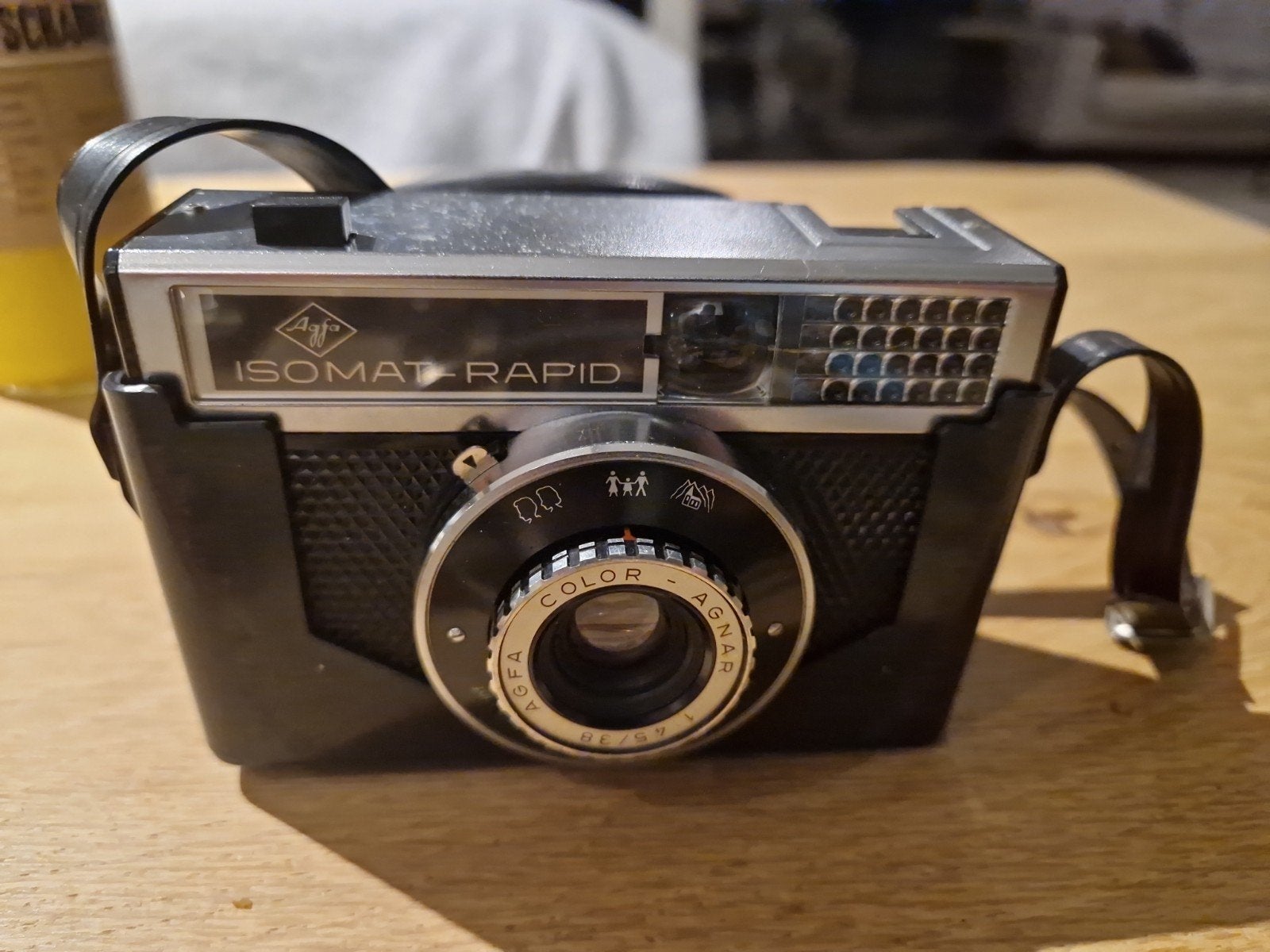 Vintage Agfa Isomat Rapid camera - Compact en stijlvol, Ophalen of Verzenden, Gebruikt, Compact, Overige Merken