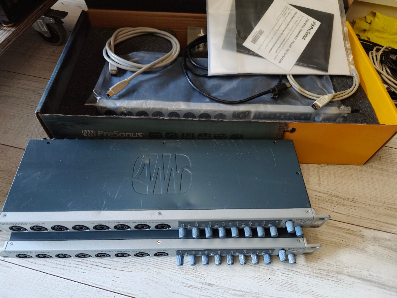 3x Presonus Firestudio Project audio interface, Ophalen of Verzenden, Gebruikt, 20 kanalen of meer, Microfooningang