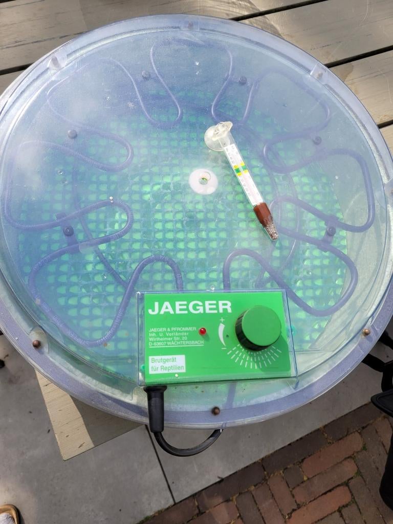 Jaeger & pfrommer broedstoof/incubator, Ophalen
