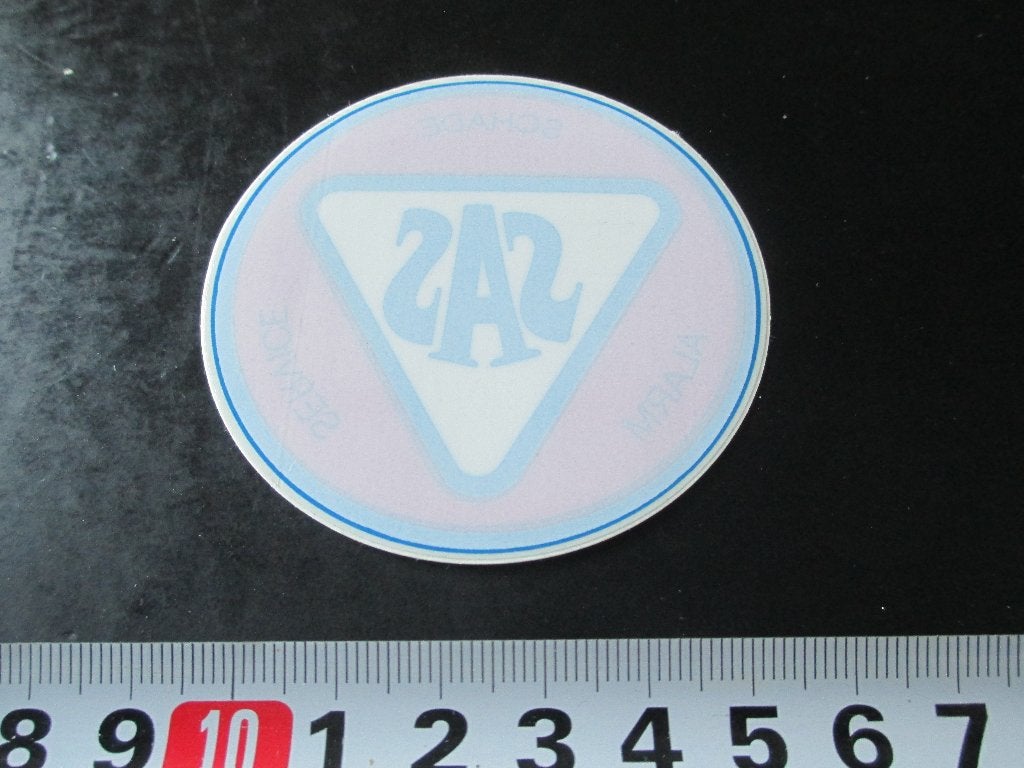 sticker Raamsticker SAS  Schade Alarm Service  *, Ophalen, Zo goed als nieuw