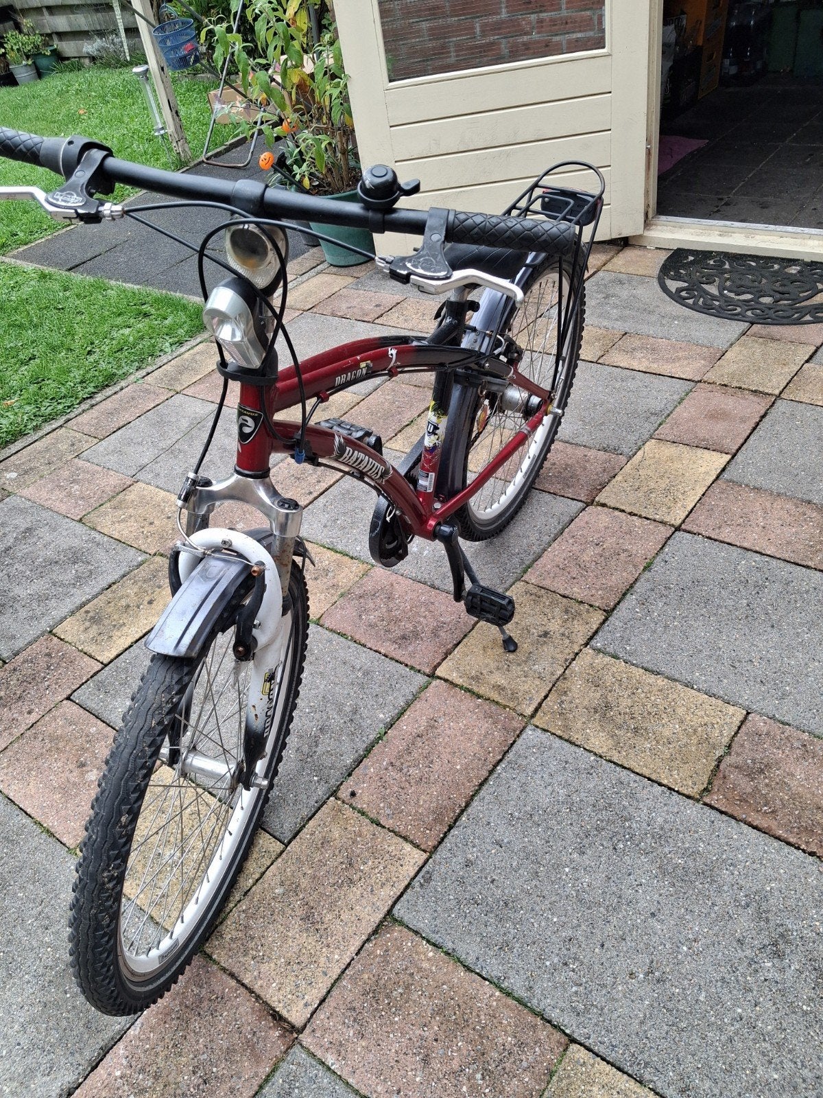 Batavus jongensfiets, Terugtraprem, Handrem, Ophalen, Batavus Dragon