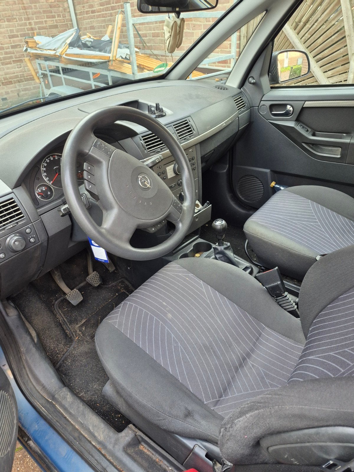 Opel Meriva 1.6 16V 77KW 2006 Blauw, Auto's, Voorwielaandrijving, 15 km/l, 4 cilinders, Blauw