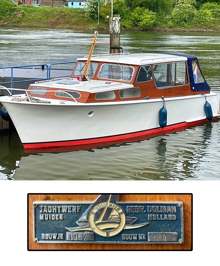 Prachtige Gebr. Dolman Salonboot / IJsselmeerkruiser (1962), Watersport en Boten, Overige merken, Gebruikt, Binnenboordmotor, Diesel