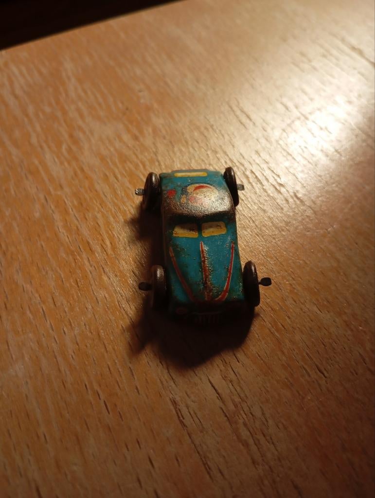 Vintage Auto Toy antiek metaal speelgoed, Antiek en Kunst, Ophalen of Verzenden
