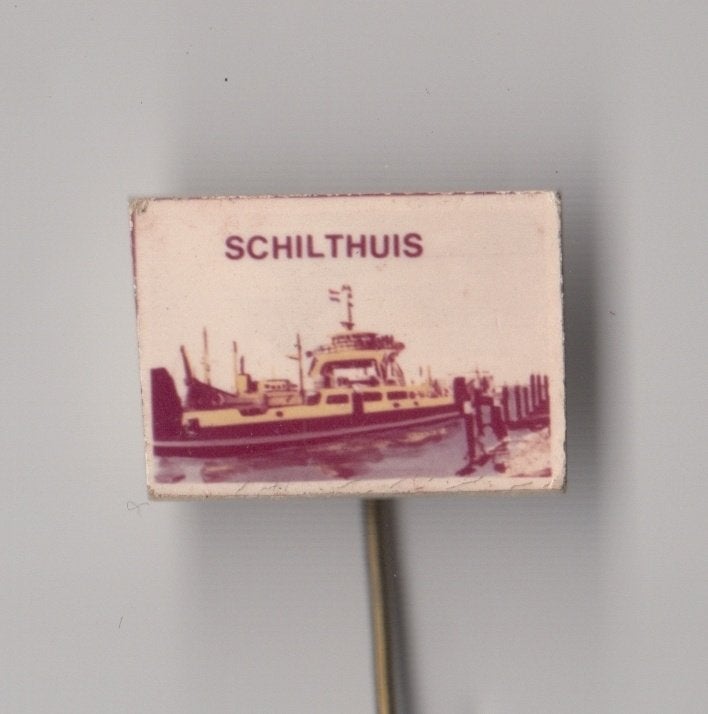 Schilthuis Scheepvaart speldje, Gebruikt, Niet vindbaar, Niet vindbaar, Speldje of Pin