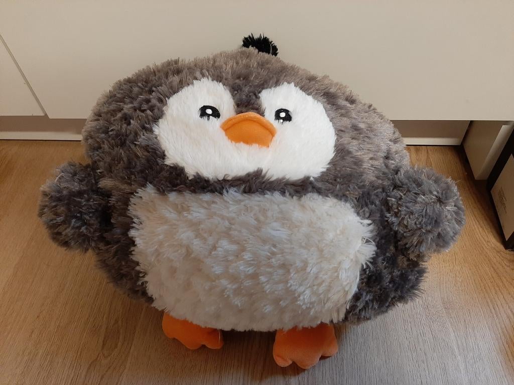 Pinguin handwarmer knuffel 47 cm, Ophalen of Verzenden, Nieuw