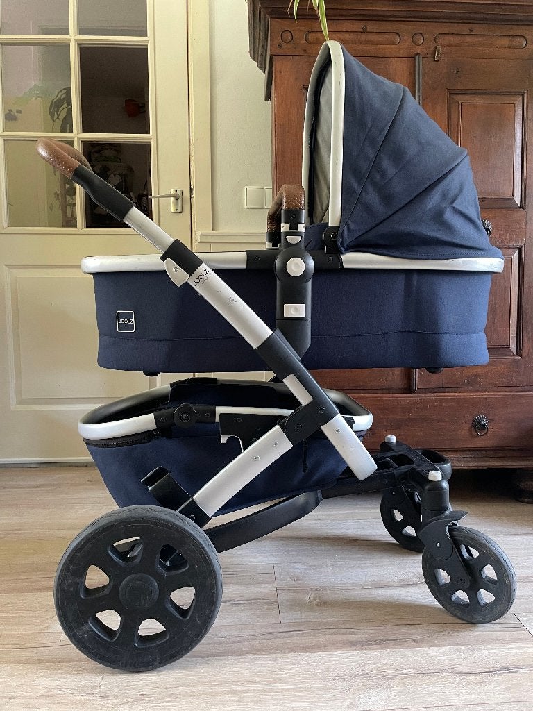 Joolz Geo 2 blauw, Gebruikt, Combiwagen, Verstelbare duwstang, Ophalen