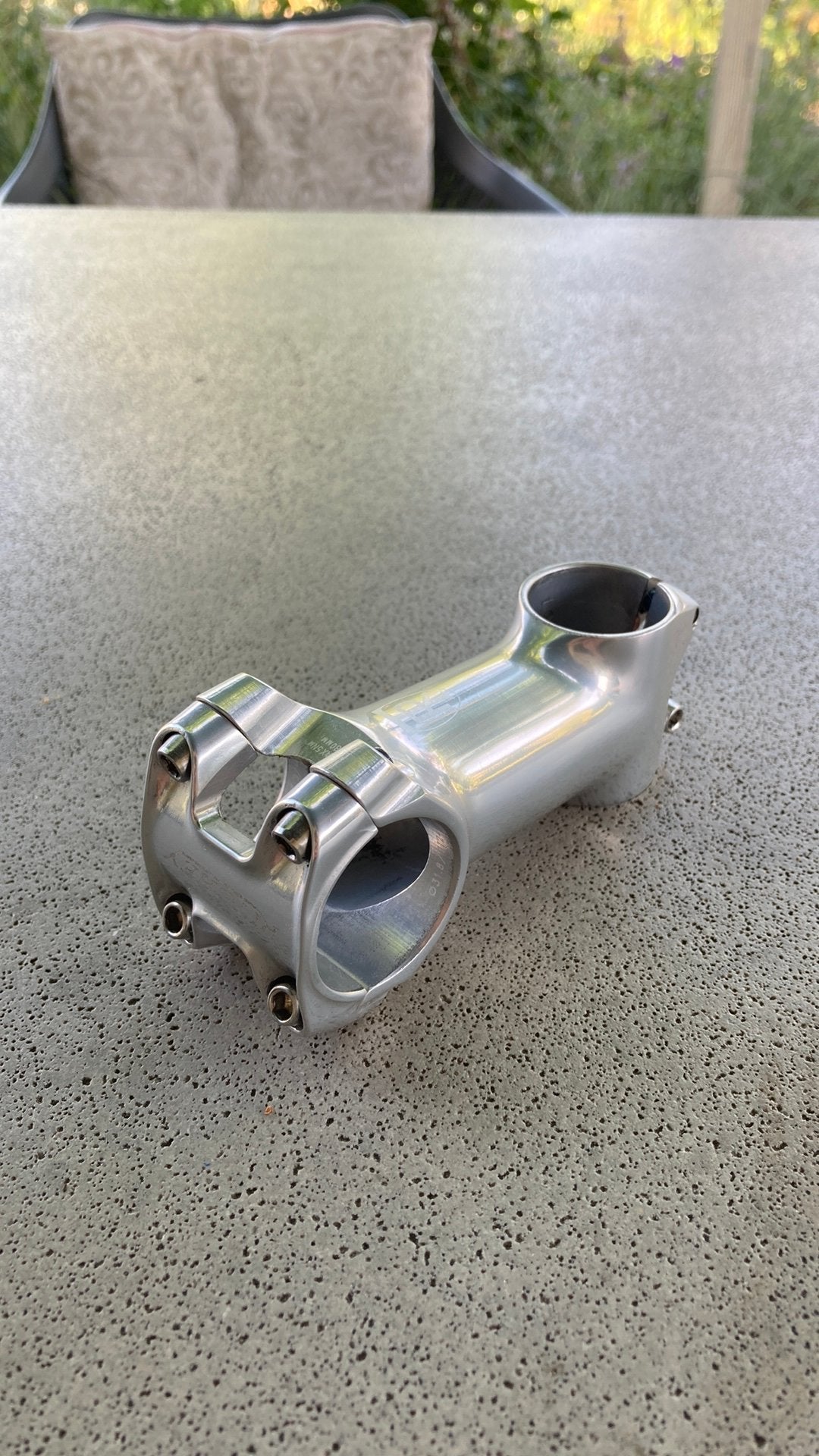 Ritchey stuurpen 80mm zilver, Fietsen en Brommers, Fietsonderdelen, Ophalen of Verzenden, Zo goed als nieuw, Aluminium