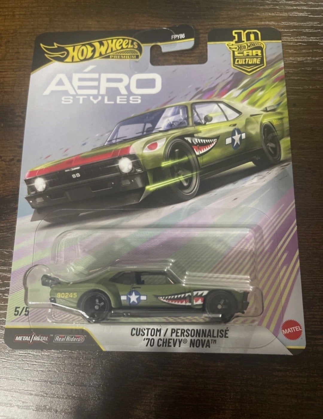 Hot Wheels Premium Aero Styles Custom Chevy Nova, Hobby en Vrije tijd, Modelauto's | Overige schalen, Ophalen of Verzenden, Nieuw