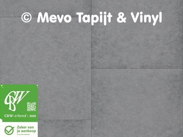 Novilon Nova Luxe 4 Vinyl - Grijs (19.6 m²), Huis en Inrichting, Stoffering | Vloerbedekking, Ophalen, Novilon Nova Luxe, Nieuw