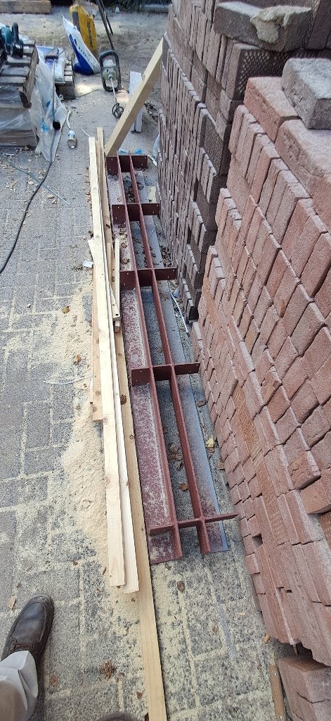 stalen latei, dubbel gekoppeld, Ophalen, Nieuw, 250 mm of meer, Overige typen