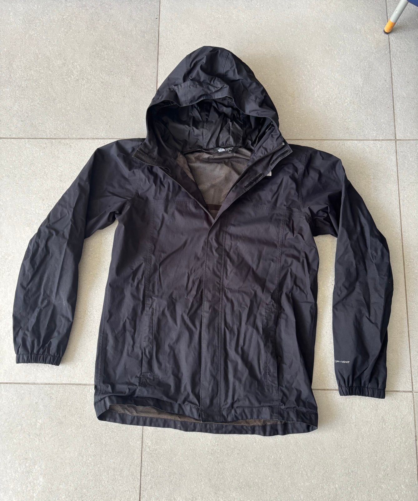 Regenjas The North Face kindermaat XL zwart (maat 164), Ophalen of Verzenden, Gebruikt, Regenjas, Kinderen
