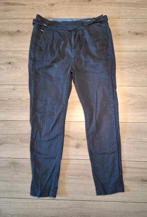 G-star raw chino donkerblauw dames maat 27/34, Blauw, Ophalen of Verzenden, Maat 34 (XS) of kleiner, Lang