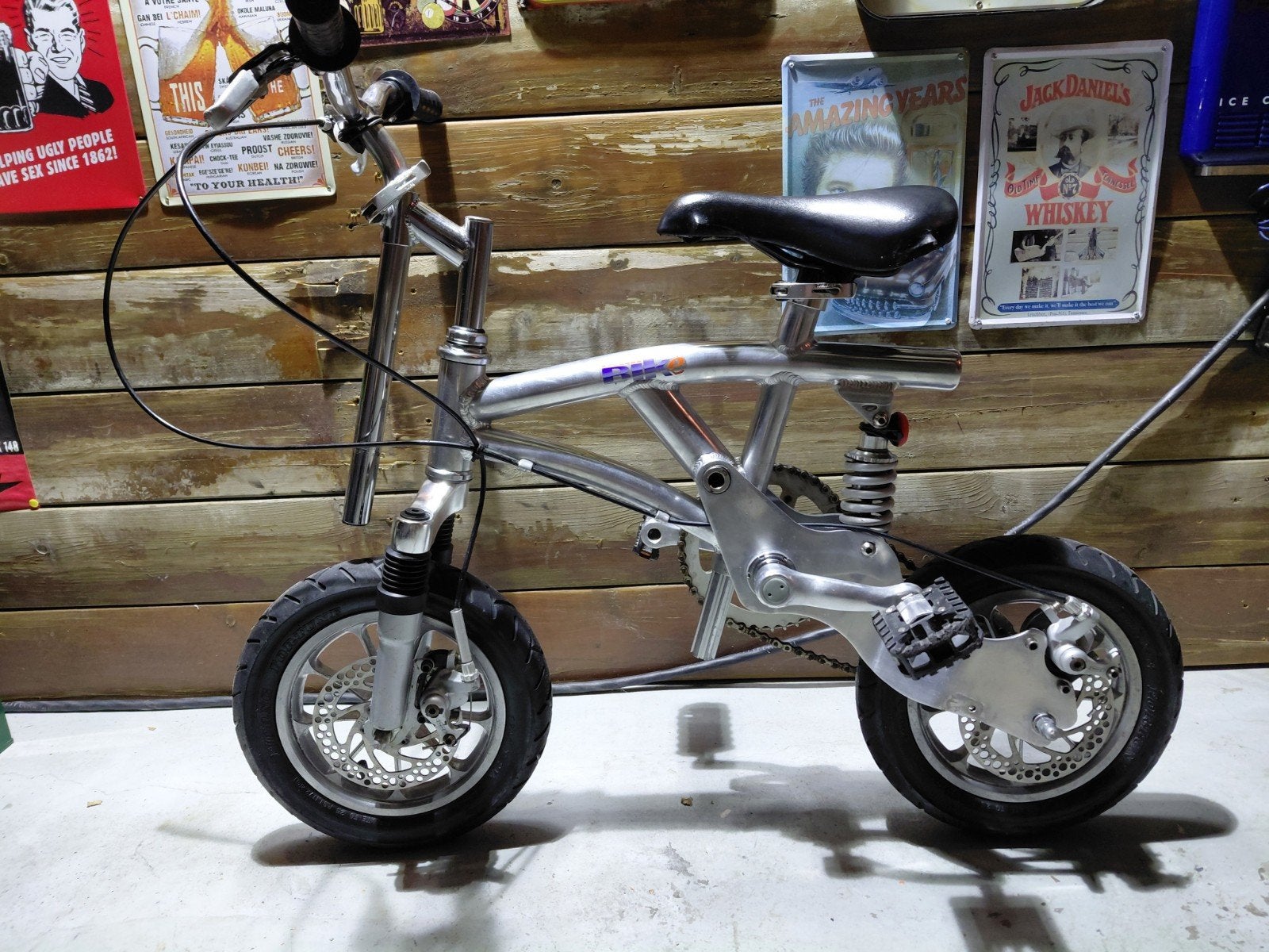 f 121 mini bike / opvouwbare fiets., Ophalen, Gebruikt, Schijfrem