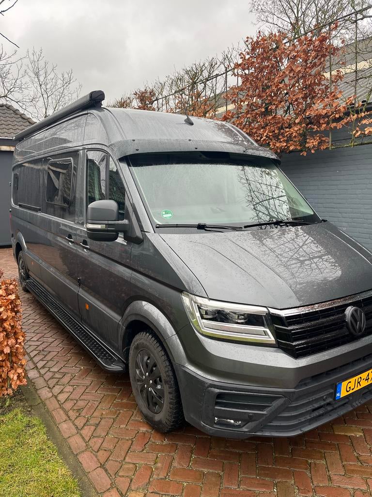 VW Crafter L4H3 Automaat 2018 Camper  Ombouw 2024 nieuwe APK, Buscamper of Camperbus, Volkswagen, Tot en met 2, Diesel