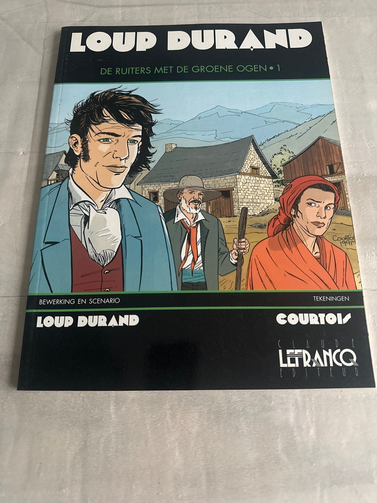 Loup Durand - De Ruiters met de Groene Ogen - Deel 1, Eén stripboek, Ophalen of Verzenden, Zo goed als nieuw
