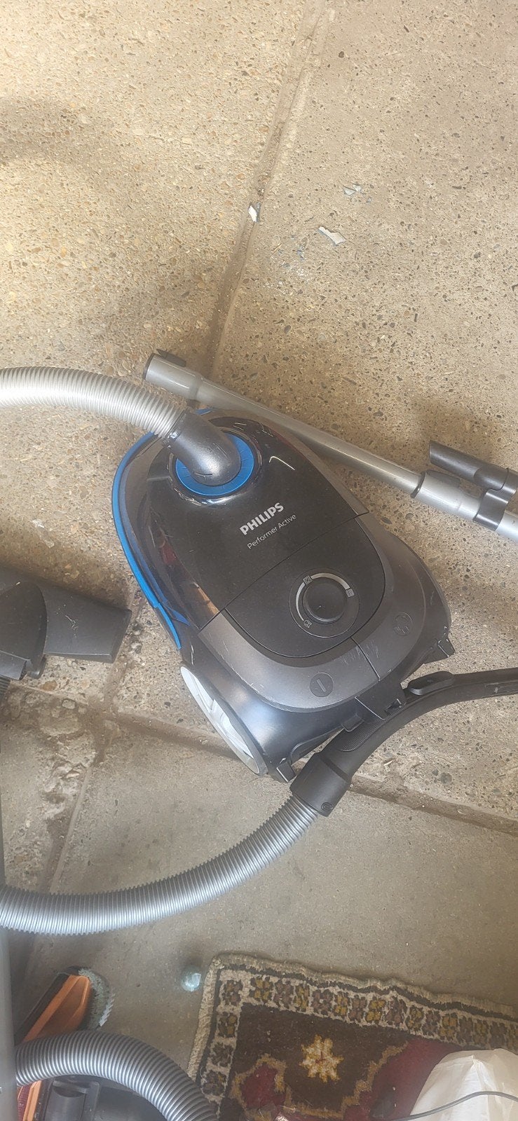 Philips Performer Active Stofzuiger - Krachtig en Compleet, Witgoed en Apparatuur, Stofzuigers, Stofzak, Gebruikt, Inclusief accessoires