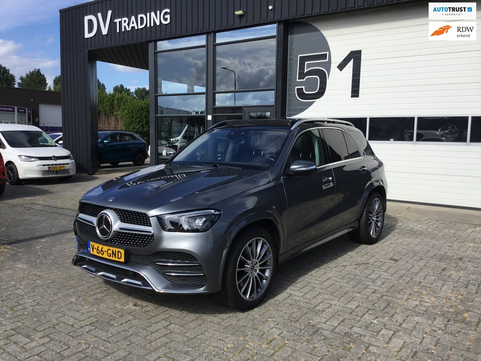 Mercedes-Benz GLE 400 D 4MATIC GRIJS KENTEKEN, Auto's, Bestelauto's, Automaat, 2925 cc, Bedrijf, Diesel
