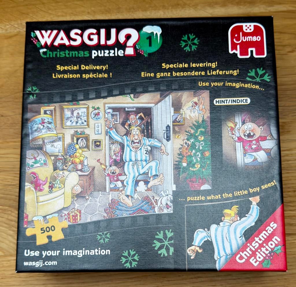 3 Wasgij puzzels samen 12,50, Ophalen of Verzenden, 500 t/m 1500 stukjes, Zo goed als nieuw