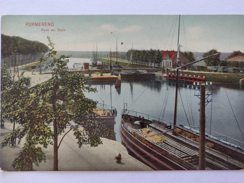 X2455 Purmerend 1916 naar Zaandam, Ophalen of Verzenden, Voor 1920, Noord-Holland