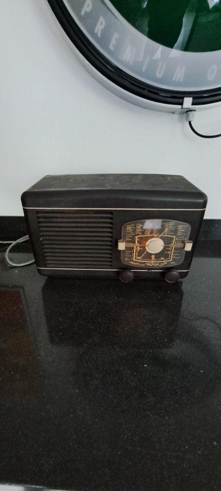 vintage Philips bakelieten radio BX380A, Ophalen of Verzenden
