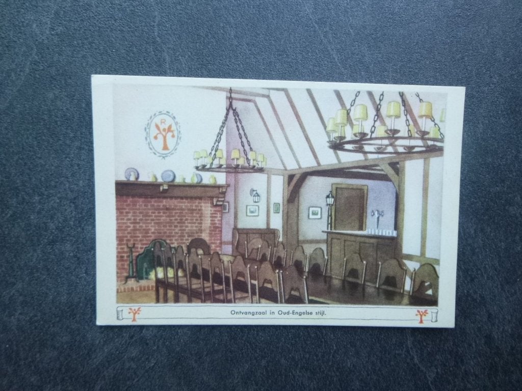 Rotterdam, nv Oranjeboom brouwerij, kunst ontvangstzaal in, Verzamelen, Ansichtkaarten | Nederland, Verzenden, 1980 tot heden
