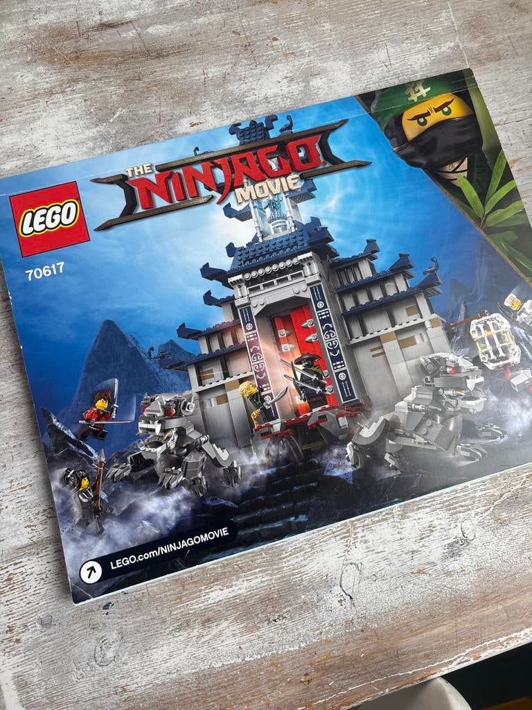 LEGO Ninjago Movie 70617 Tempel van het Ultieme Wap, Lego, Ophalen of Verzenden, Zo goed als nieuw, Inclusief instructies