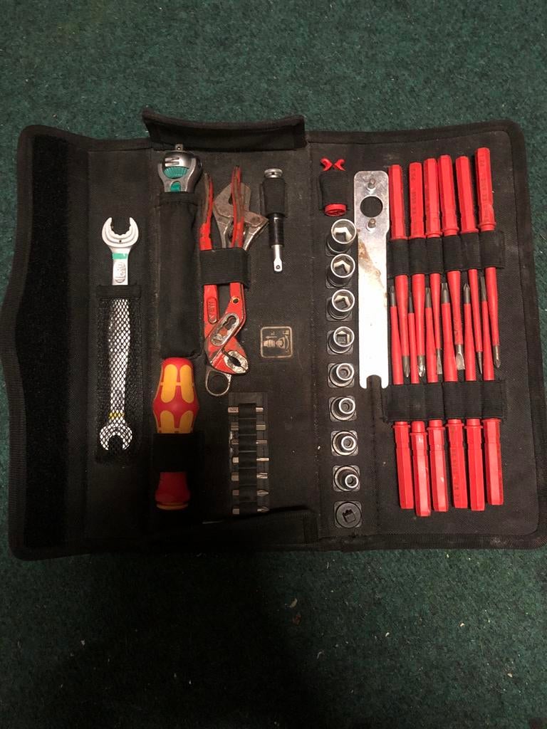 Wera gereedschapsset in etui, Doe-het-zelf en Verbouw, Gereedschap | Handgereedschap, Ophalen, Gebruikt