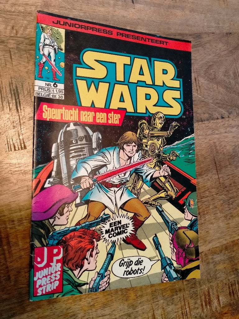 Star Wars Junior Press nr. 6 comic speurtocht naar een ster, Boeken, Strips | Comics, Eén comic, Verzenden, Gelezen, Overige gebieden