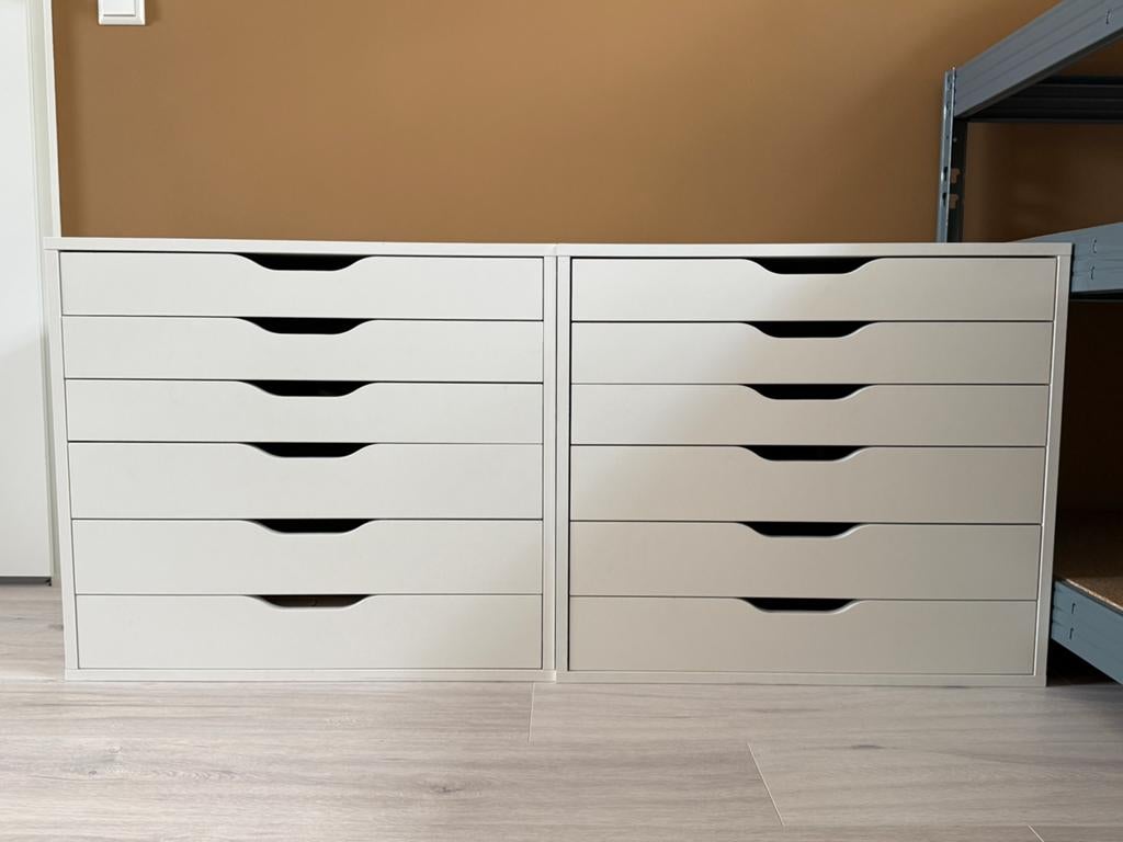 IKEA Alex ladeblokken in zeer goede staat, Huis en Inrichting, Ophalen, Overige materialen, Minder dan 50 cm, 5 laden of meer