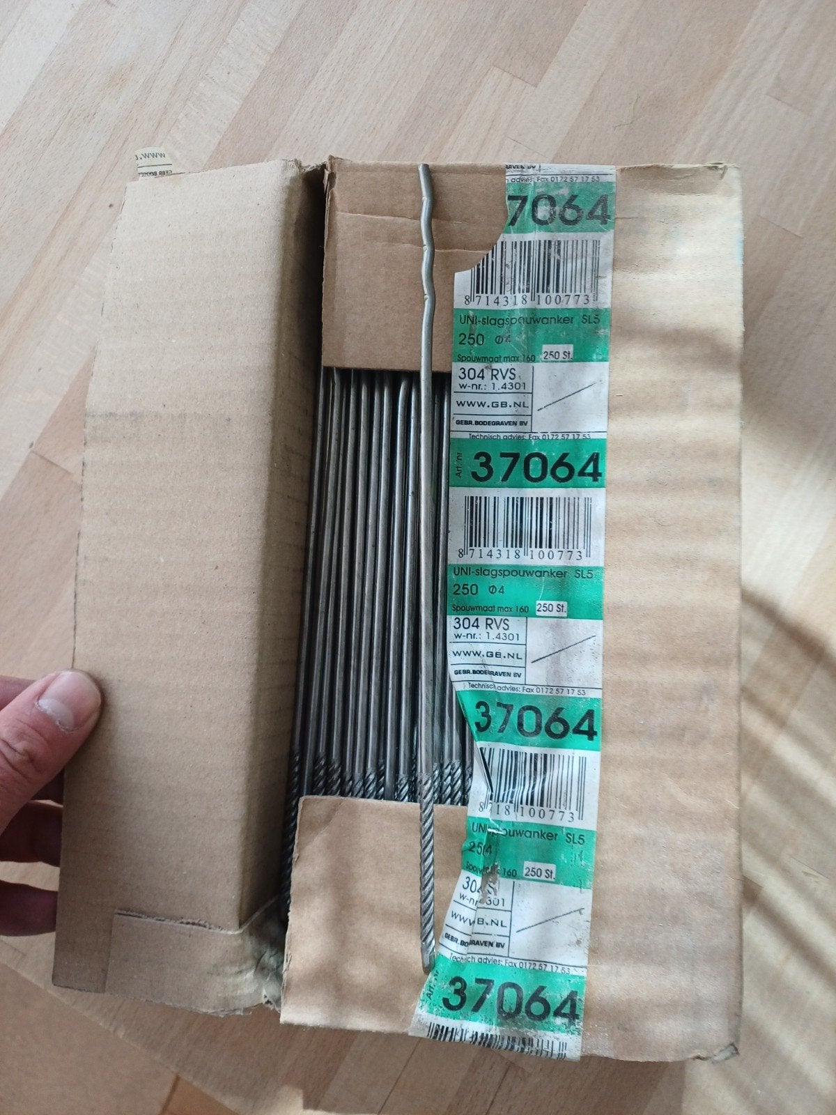 Rvs inslagspouwanker A4 240x4 250 stuks, Tuin en Terras, Kweekspullen, Ophalen