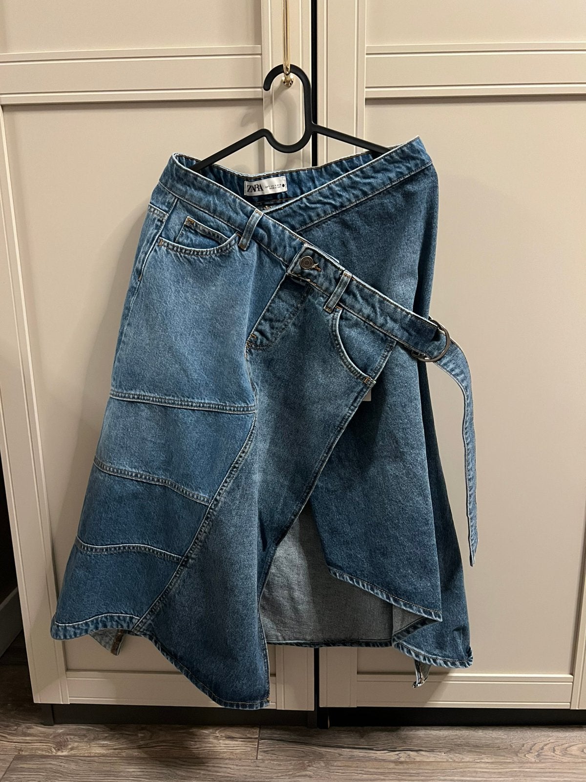 Zara S nieuw rok skit long maxi spijkerstof asymmetrisch, Kleding | Dames, Rokken, Blauw, Nieuw, Ophalen of Verzenden, Maat 36 (S)