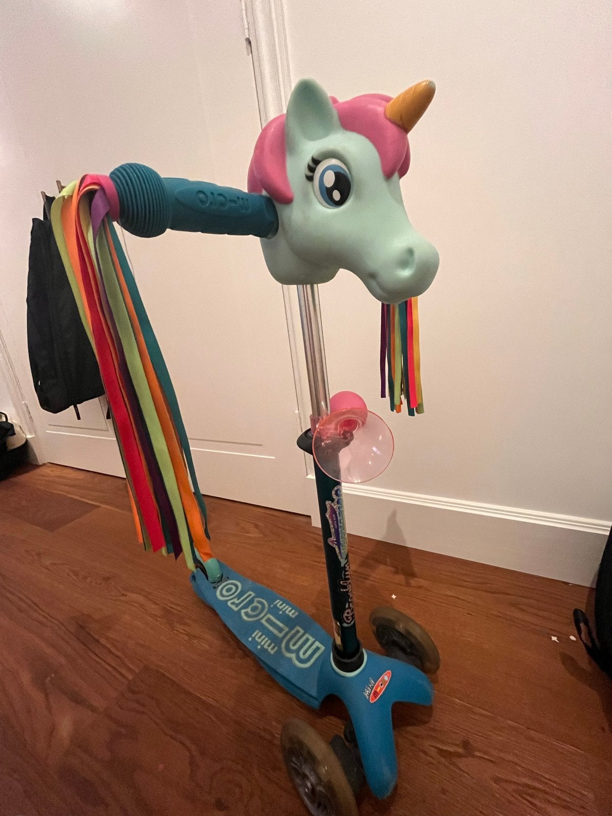 Micro Mini Step met Eenhoorn en Regenbooglinten, Fietsen en Brommers, Ophalen, Gebruikt, Gewone step