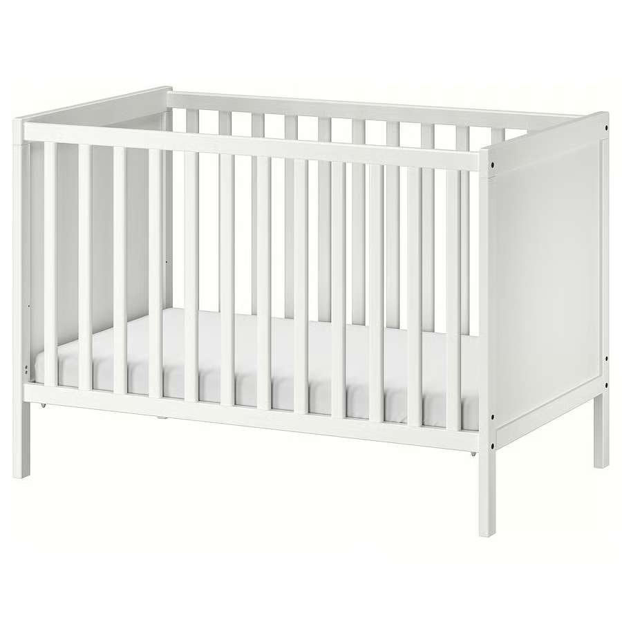 SUNDVIK - baby bed, Ophalen, Zo goed als nieuw, Minder dan 140 cm, Minder dan 70 cm