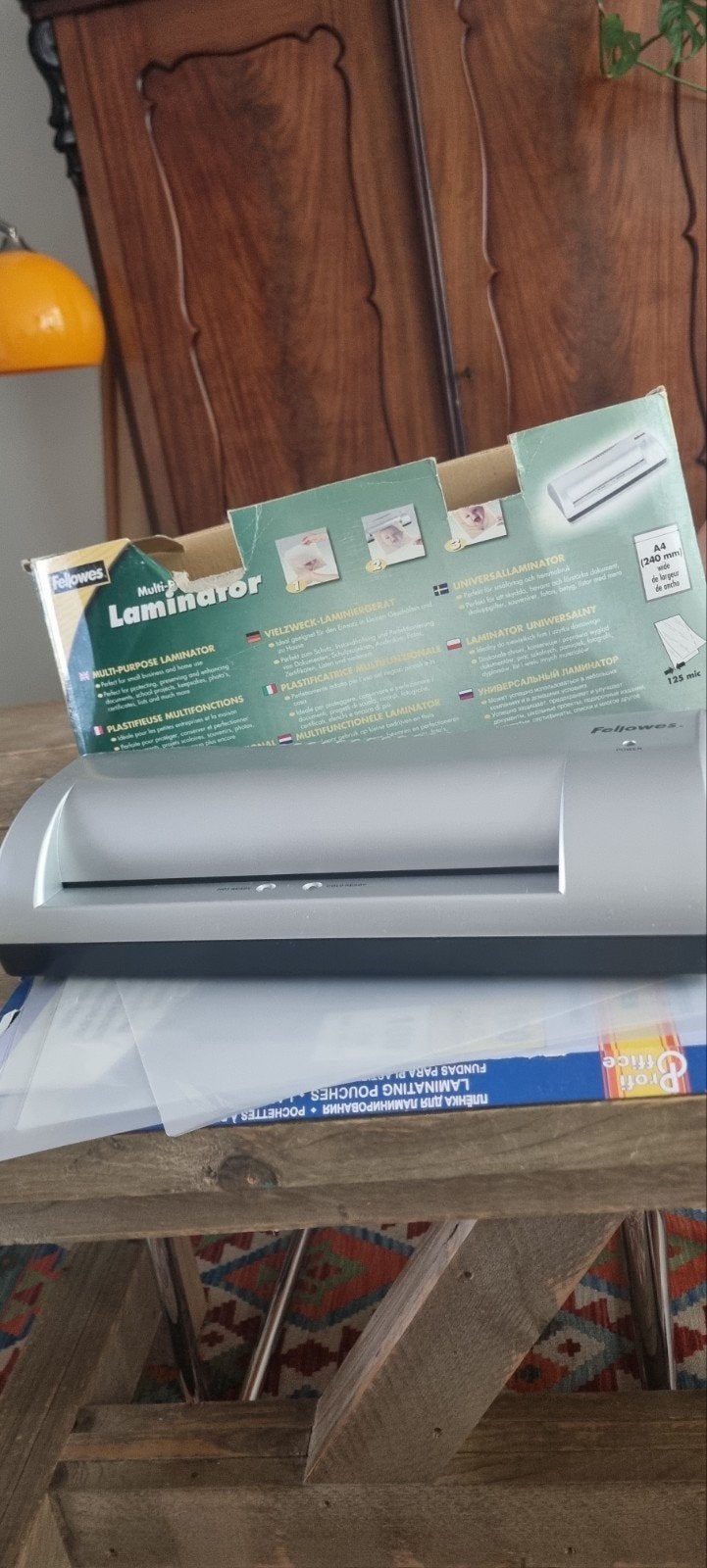 Lamineermachine A4 - Werkt perfect, incl. lamineervellen, Ophalen of Verzenden