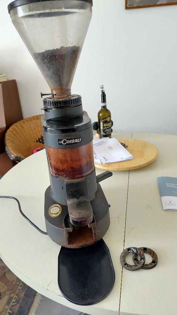 La Cimbali Professionele kofffiemolen, bonenmaler, Ophalen, Gebruikt, Overige merken, Koffiemolen