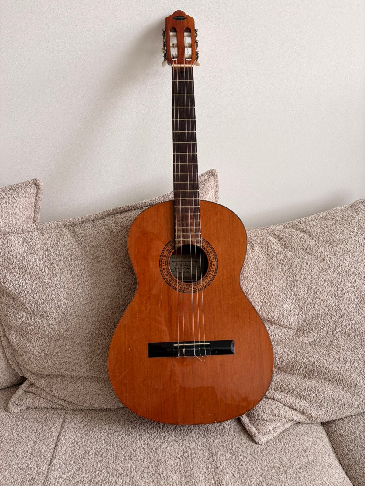Handgemaakte Spaanse gitaar, Ophalen, Zo goed als nieuw, Klassieke of Spaanse gitaar