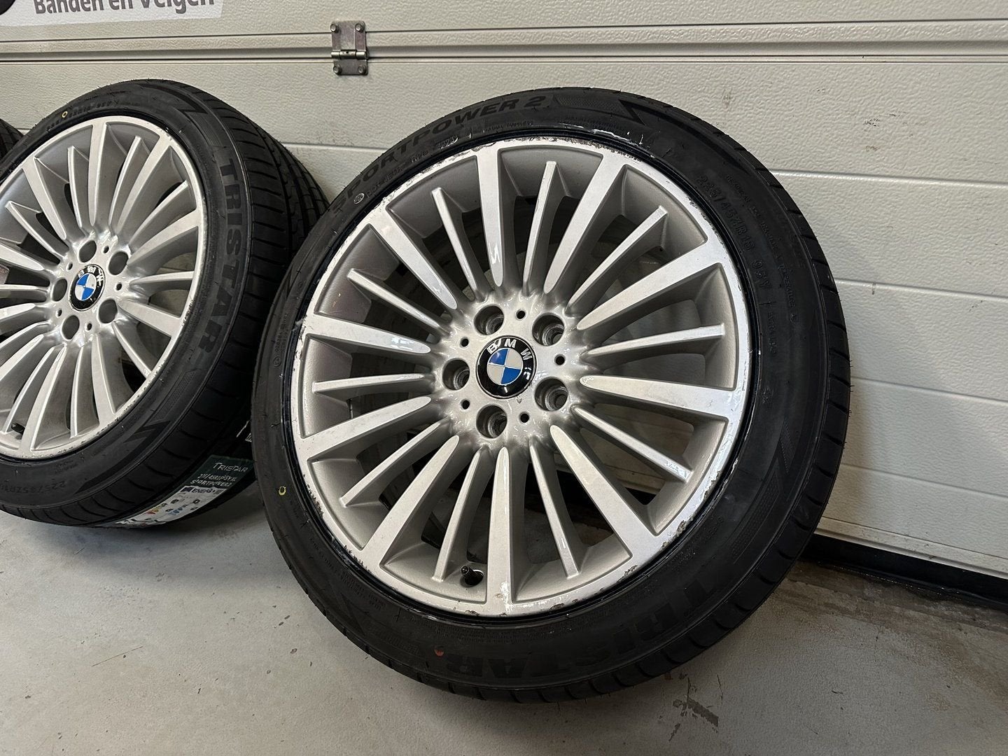 18inch Originele BMW Velgen Style 416! 4 Nwe Banden! 5x120, Auto-onderdelen, Banden en Velgen, 18 inch, Gebruikt, -, -