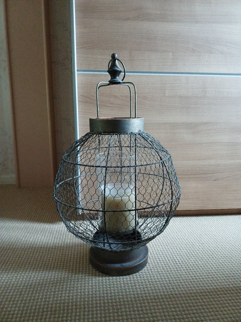 Windlicht, Ophalen, Windlicht, 35 cm, Zo goed als nieuw