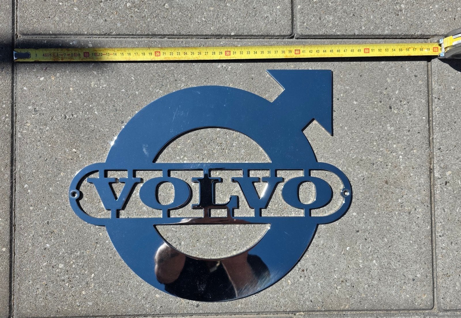 Volvo rvs embleem Super kwaliteit logo, Verzamelen, Ophalen of Verzenden, Auto's
