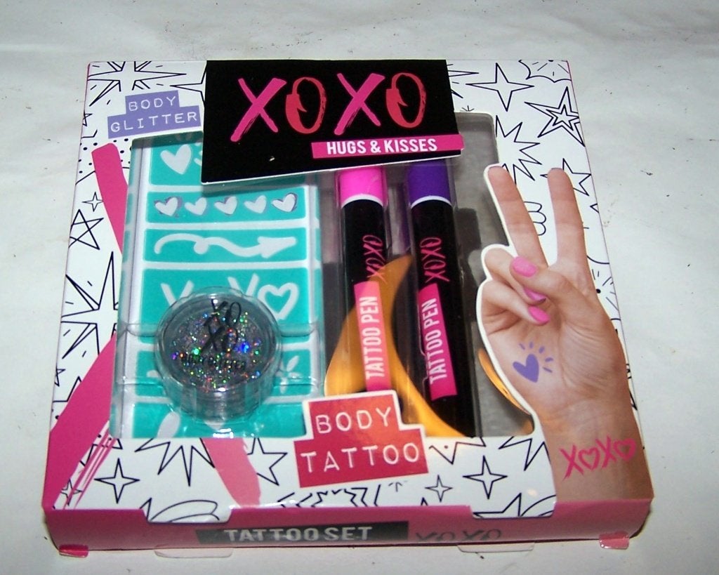 XOXO Body Tattoo set. Nieuw in verpakking., Ophalen of Verzenden, Nieuw