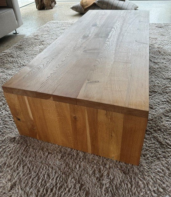 Salontafel van Riva, Ophalen, Eikenhout, 50 tot 100 cm, Zo goed als nieuw