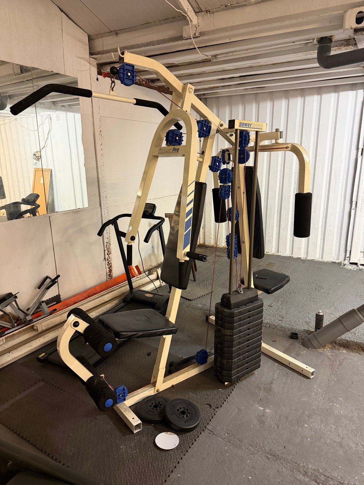 Fitness Pro Krachtstation - Compleet thuisfitness, Ophalen, Gebruikt, Krachtstation, Armen